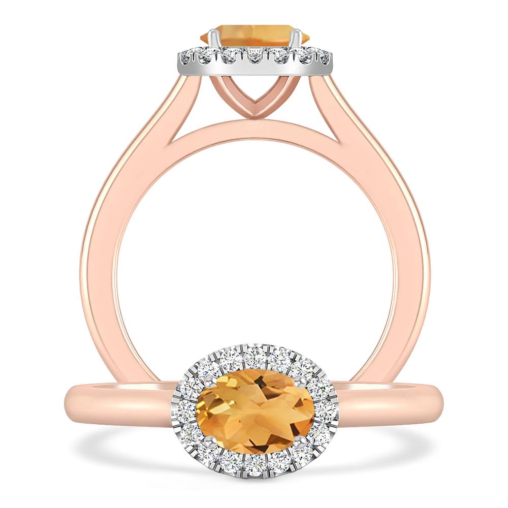 Rose Gold - Citrine