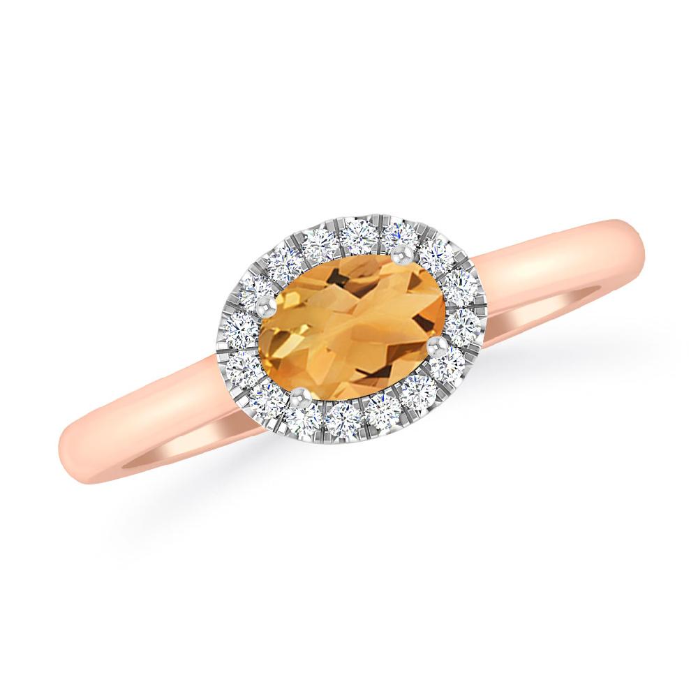 Rose Gold - Citrine