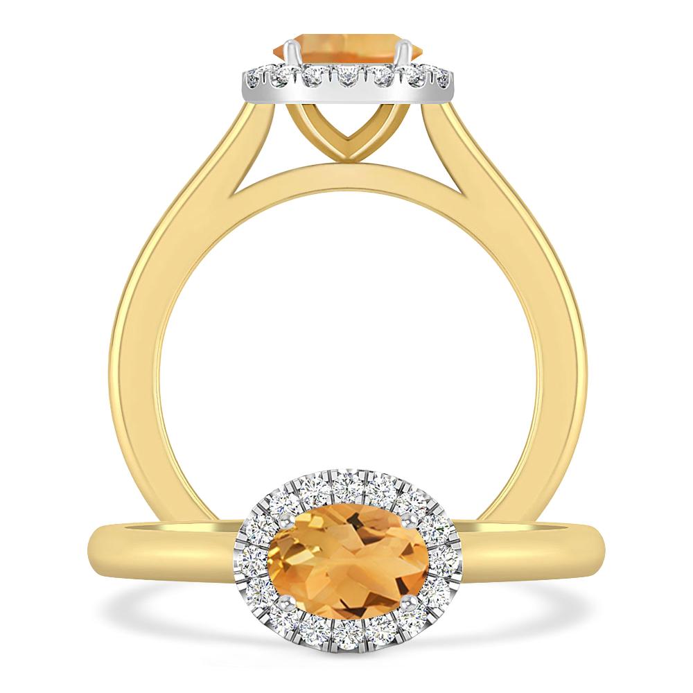 Yellow Gold - Citrine