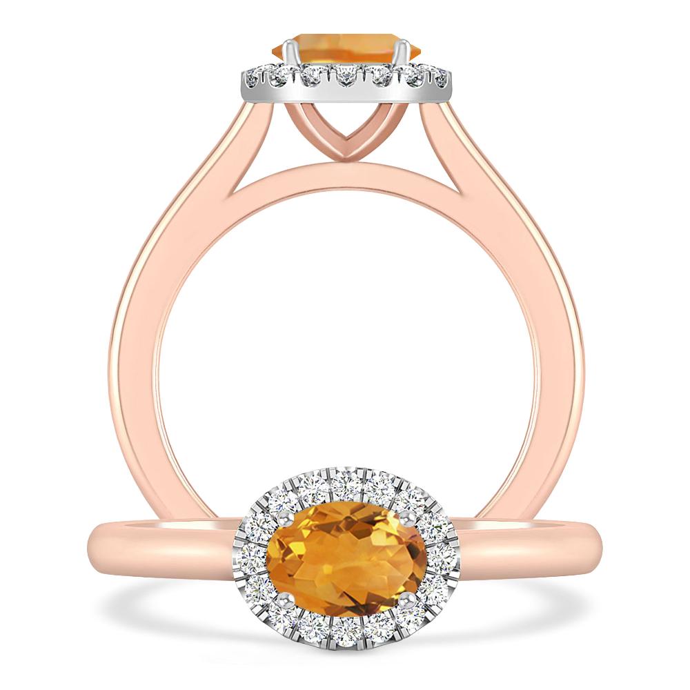 Rose Gold - Citrine