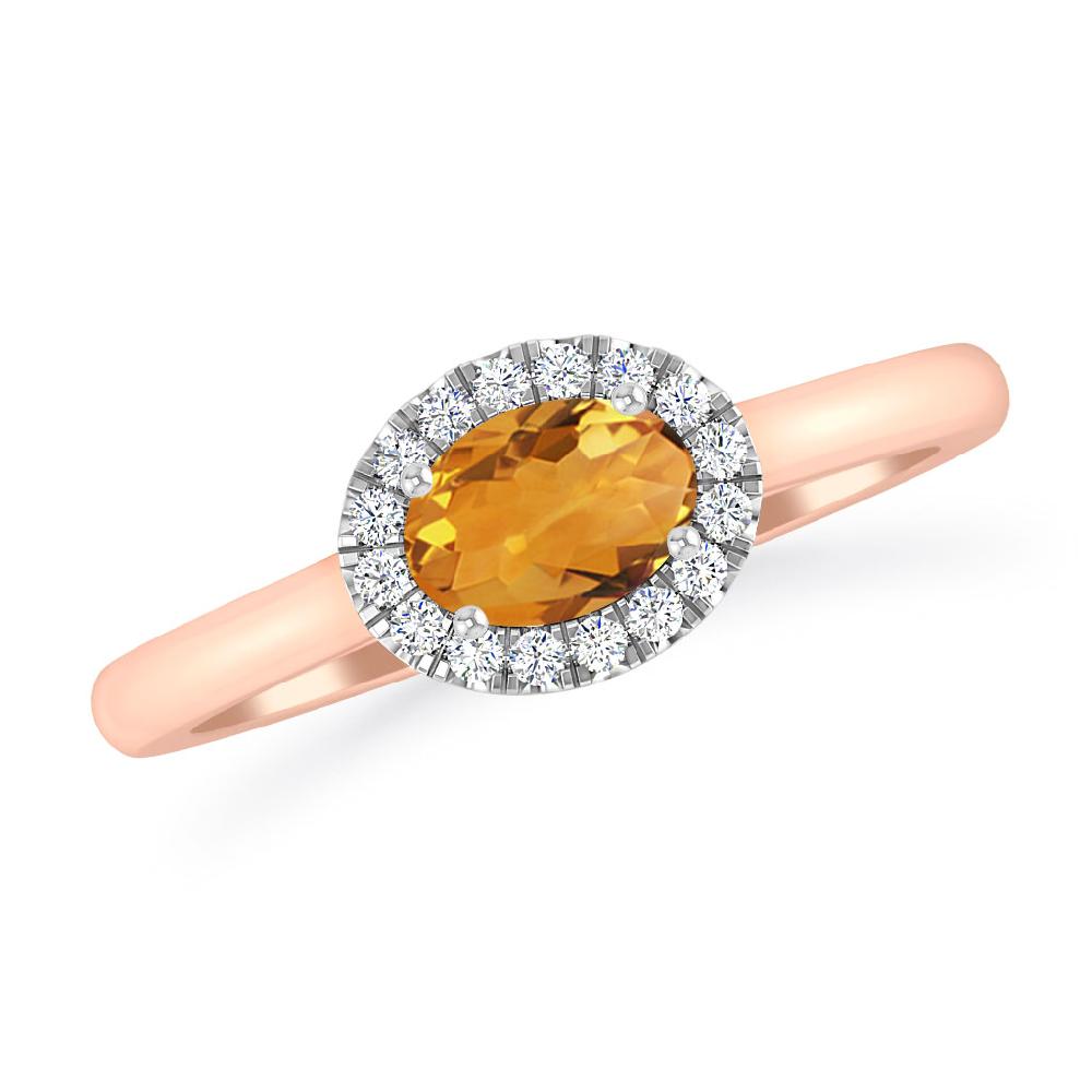 Rose Gold - Citrine