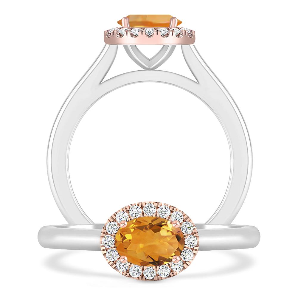 White Gold - Citrine