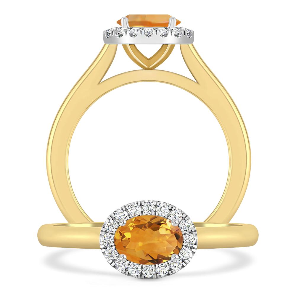 Yellow Gold - Citrine