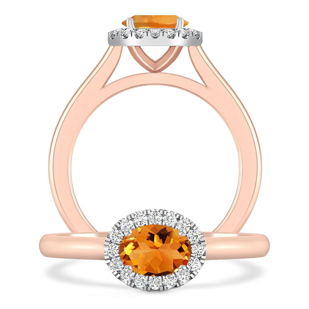 Rose Gold - Citrine