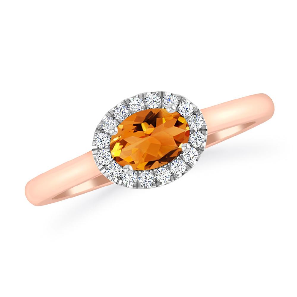 Rose Gold - Citrine