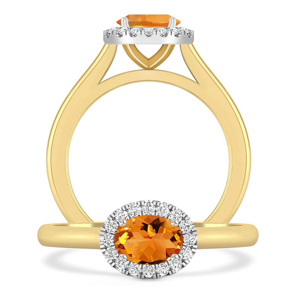 Yellow Gold - Citrine