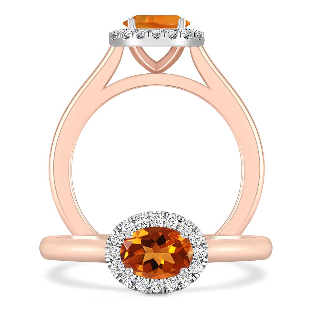 Rose Gold - Citrine