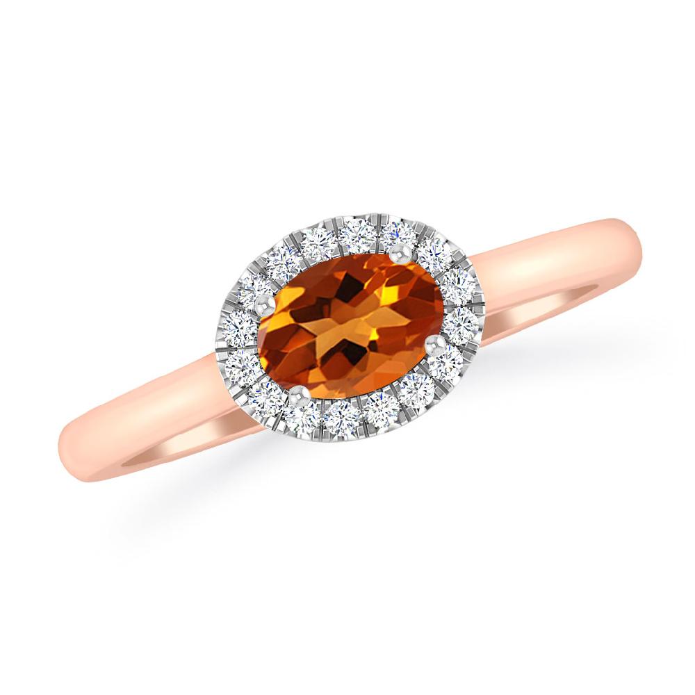 Rose Gold - Citrine