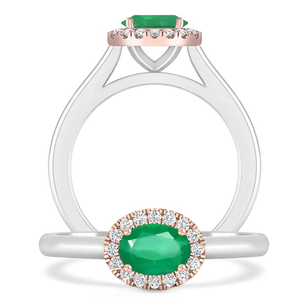 White Gold - Emerald