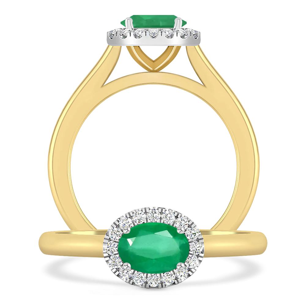 Yellow Gold - Emerald