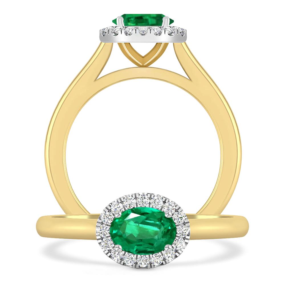 Yellow Gold - Emerald