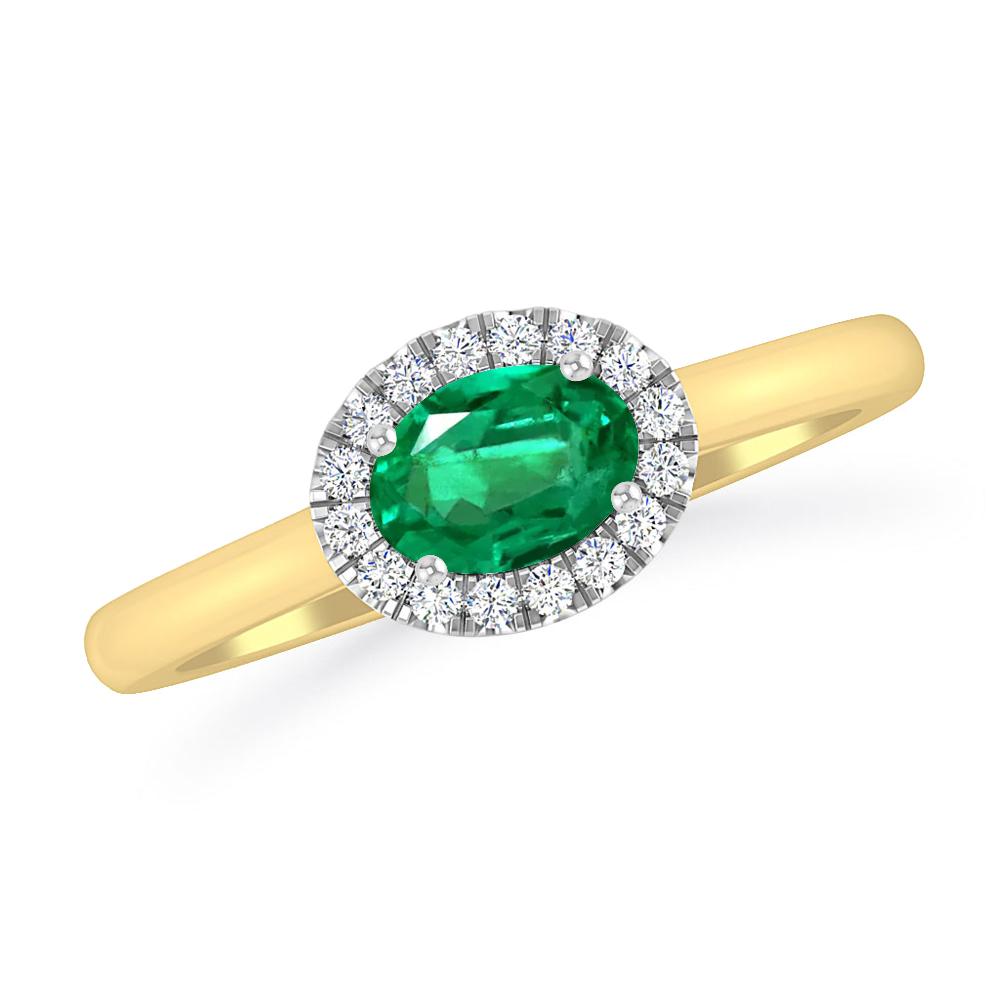 Yellow Gold - Emerald