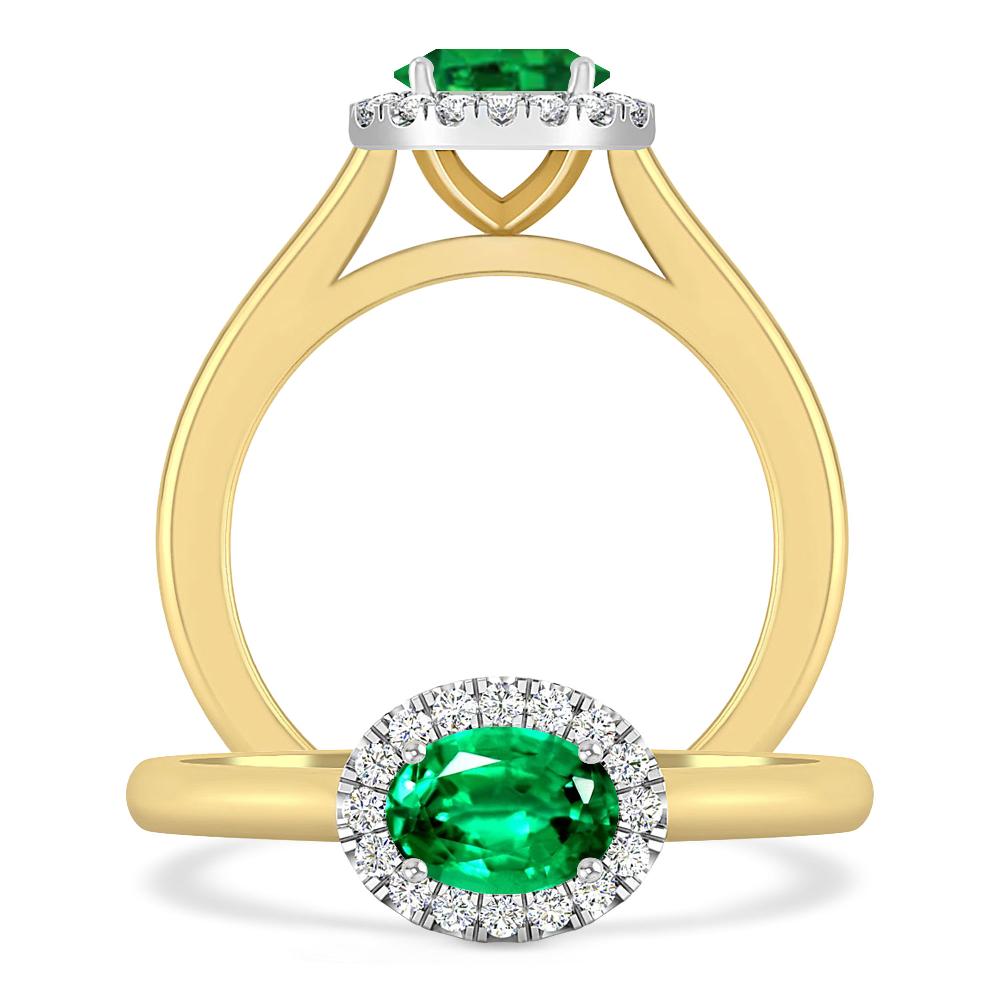 Yellow Gold - Emerald