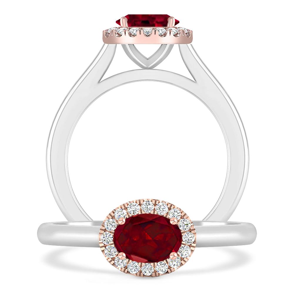 White Gold - Garnet