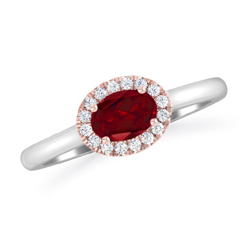 White Gold - Garnet