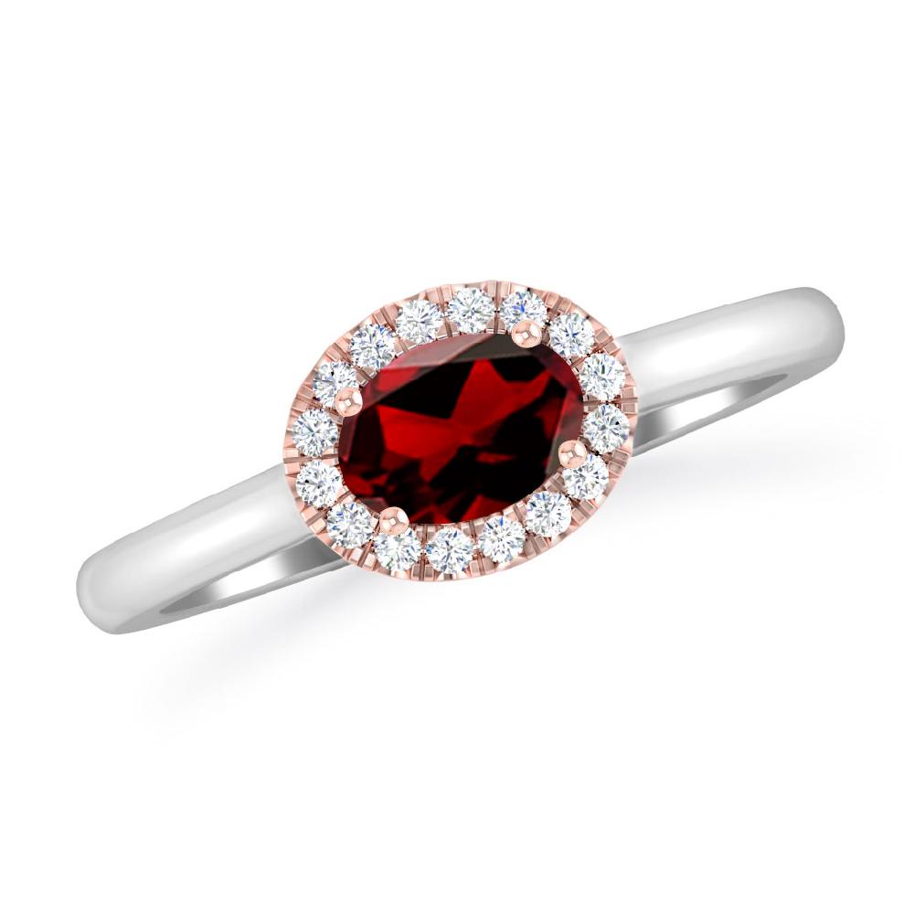 White Gold - Garnet