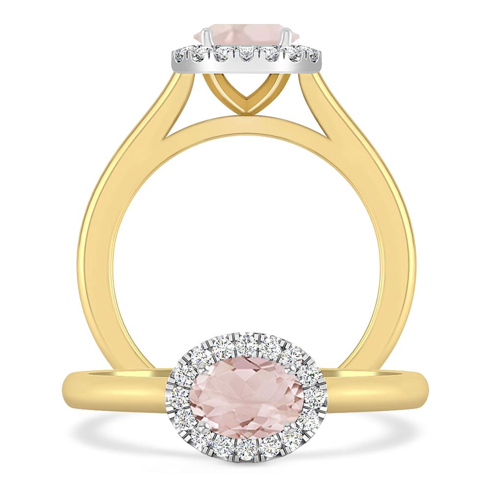 Yellow Gold - Morganite