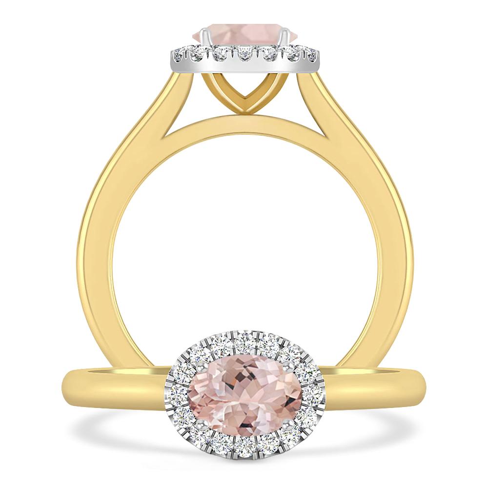 Yellow Gold - Morganite