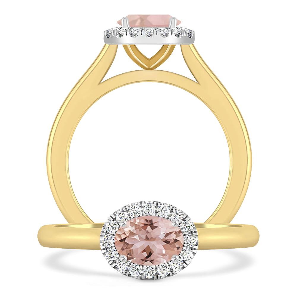 Yellow Gold - Morganite