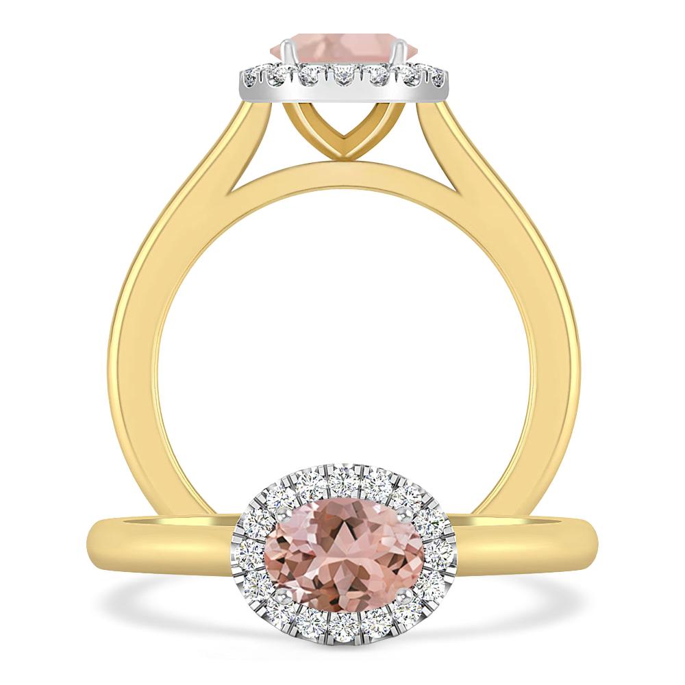 Yellow Gold - Morganite