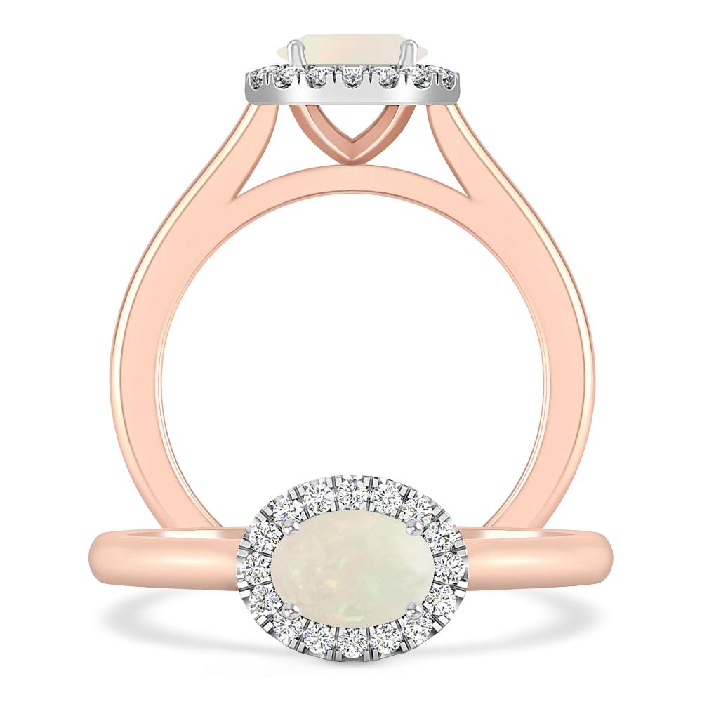 Rose Gold - Opal