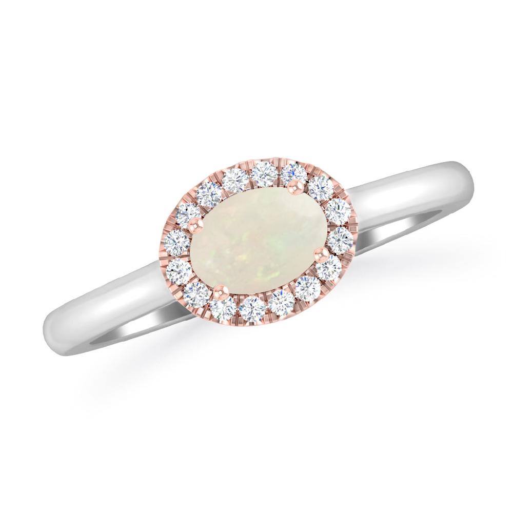 White Gold - Opal