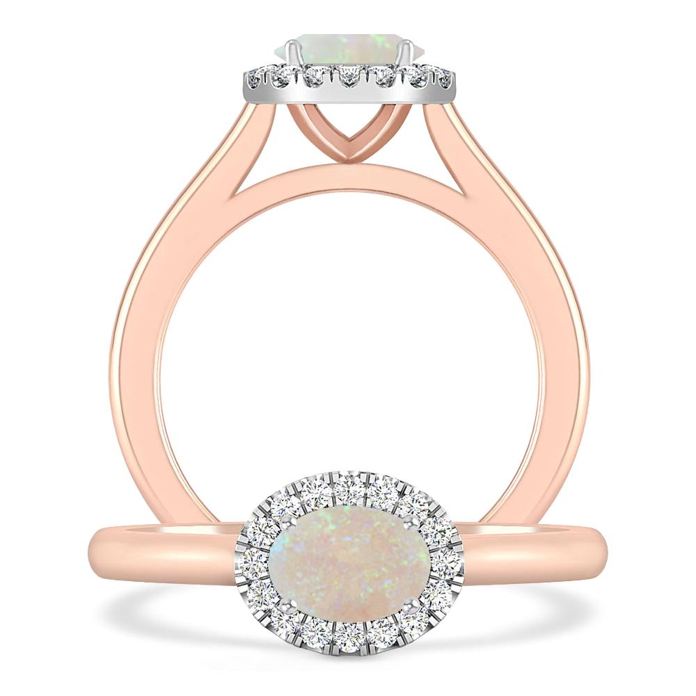 Rose Gold - Opal