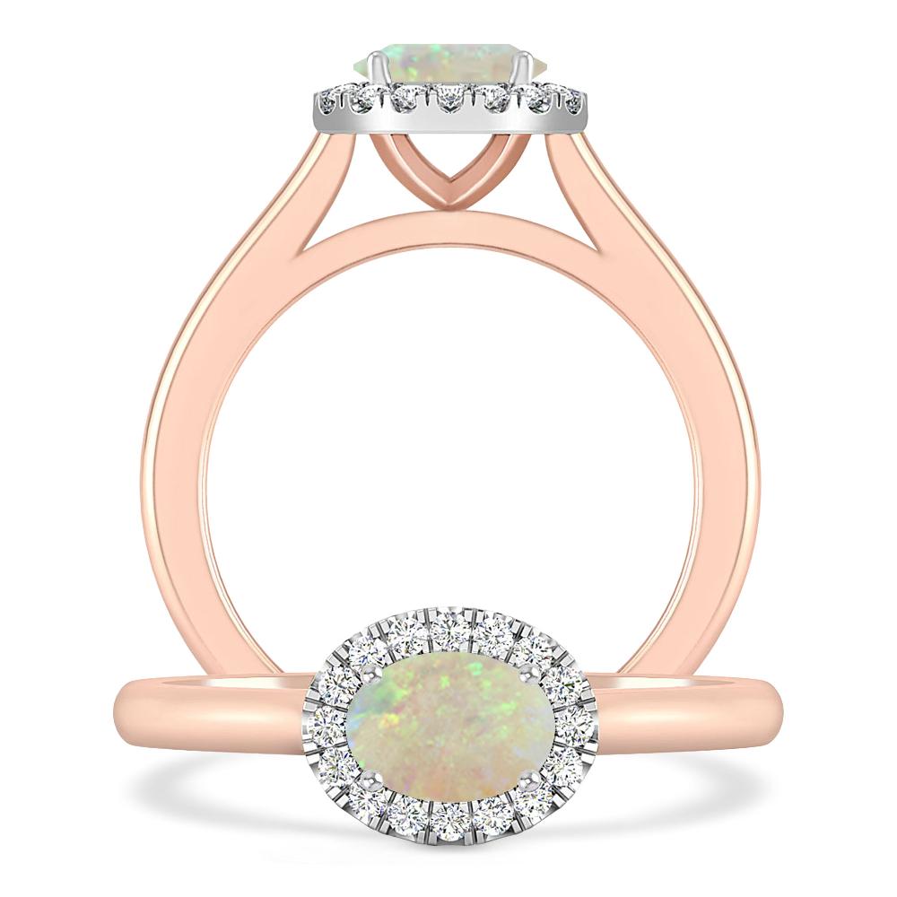 Rose Gold - Opal