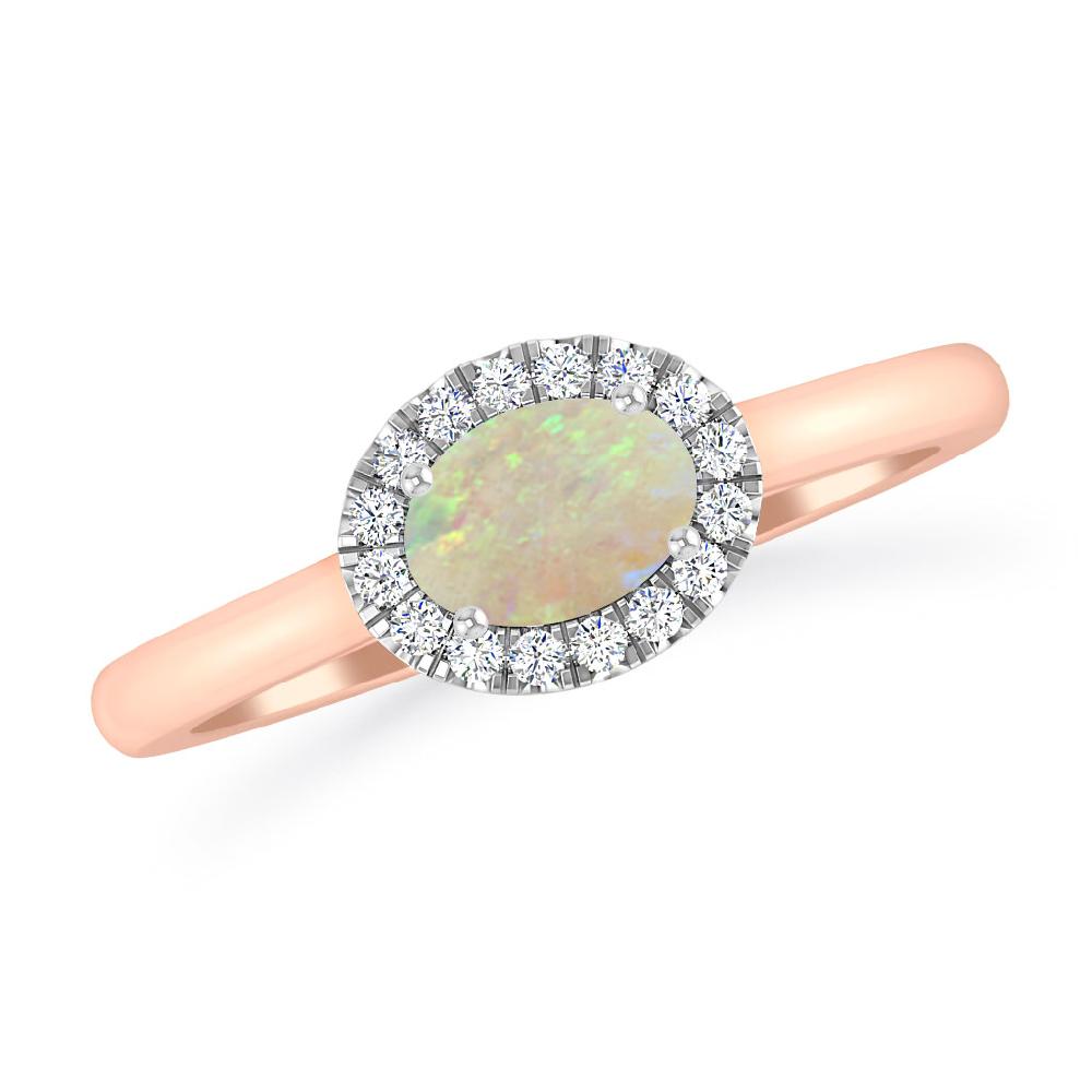 Rose Gold - Opal