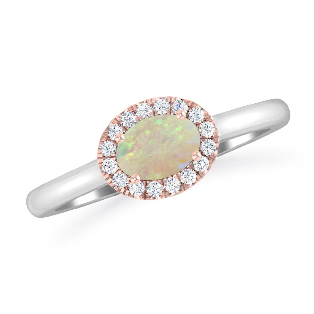 White Gold - Opal