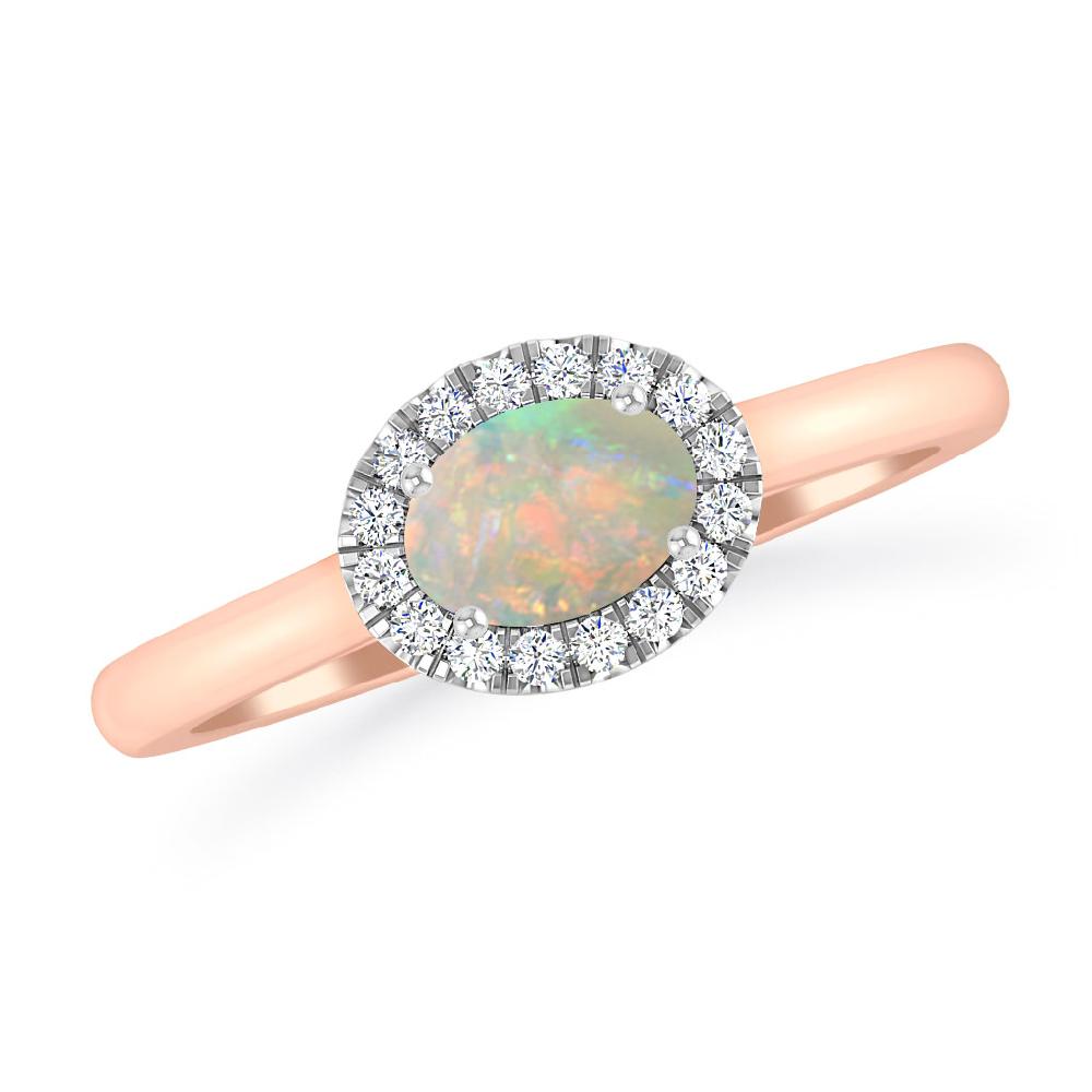 Rose Gold - Opal