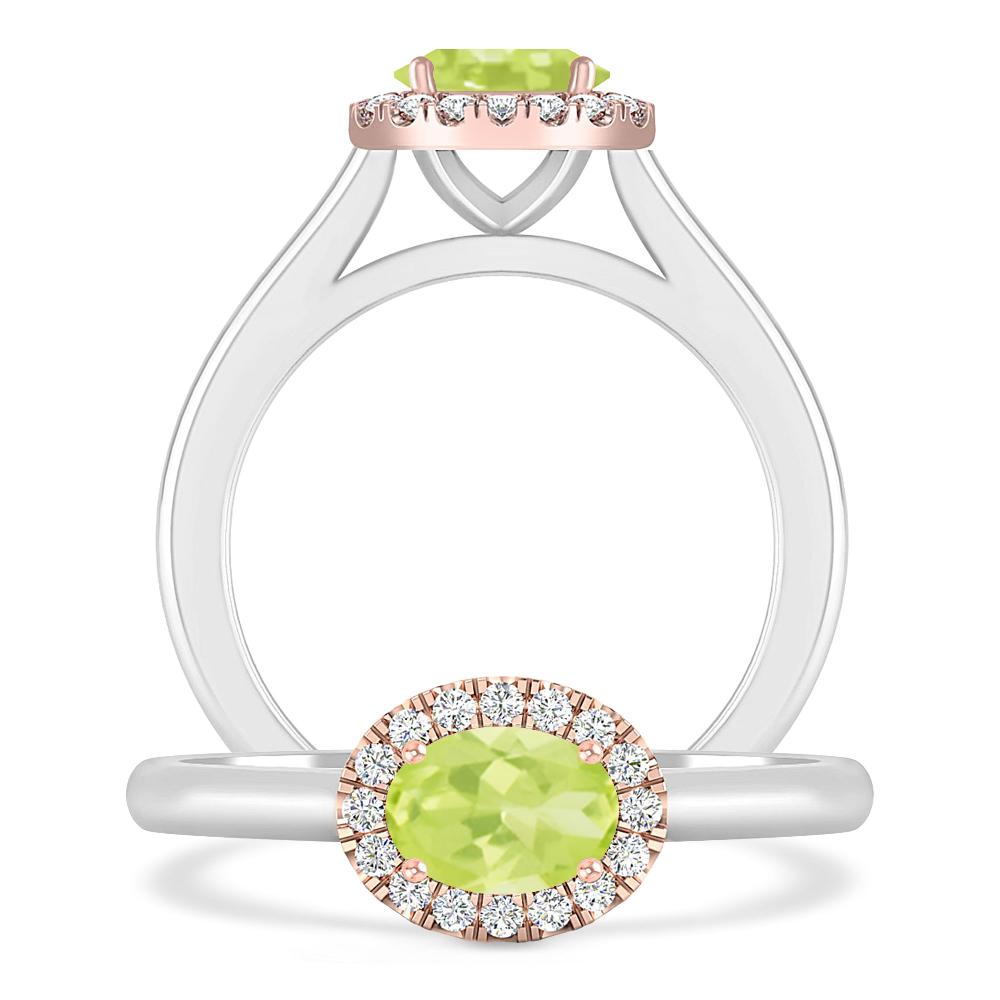 White Gold - Peridot