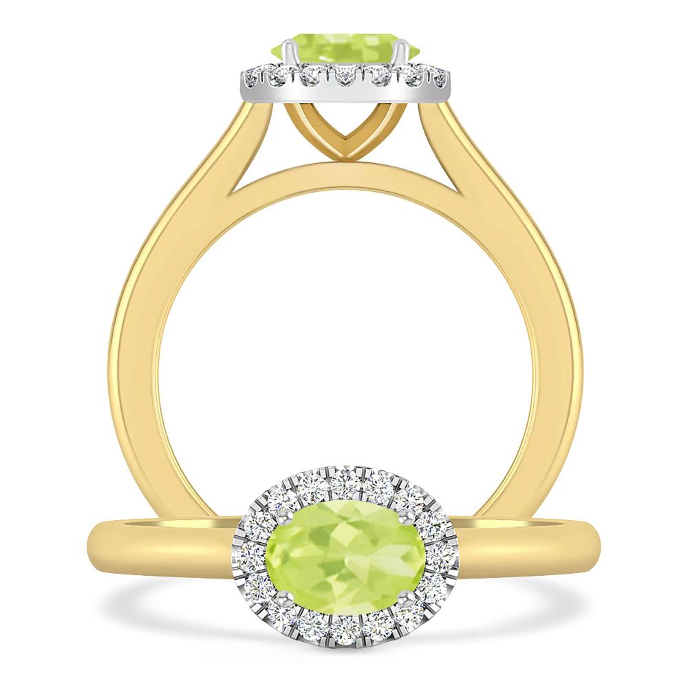 Yellow Gold - Peridot