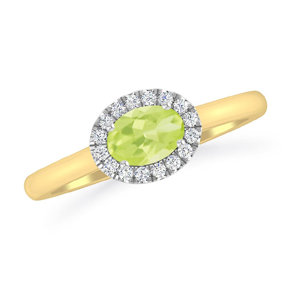 Yellow Gold - Peridot