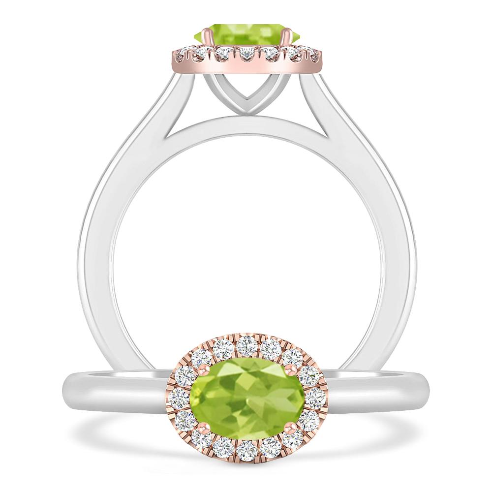 White Gold - Peridot