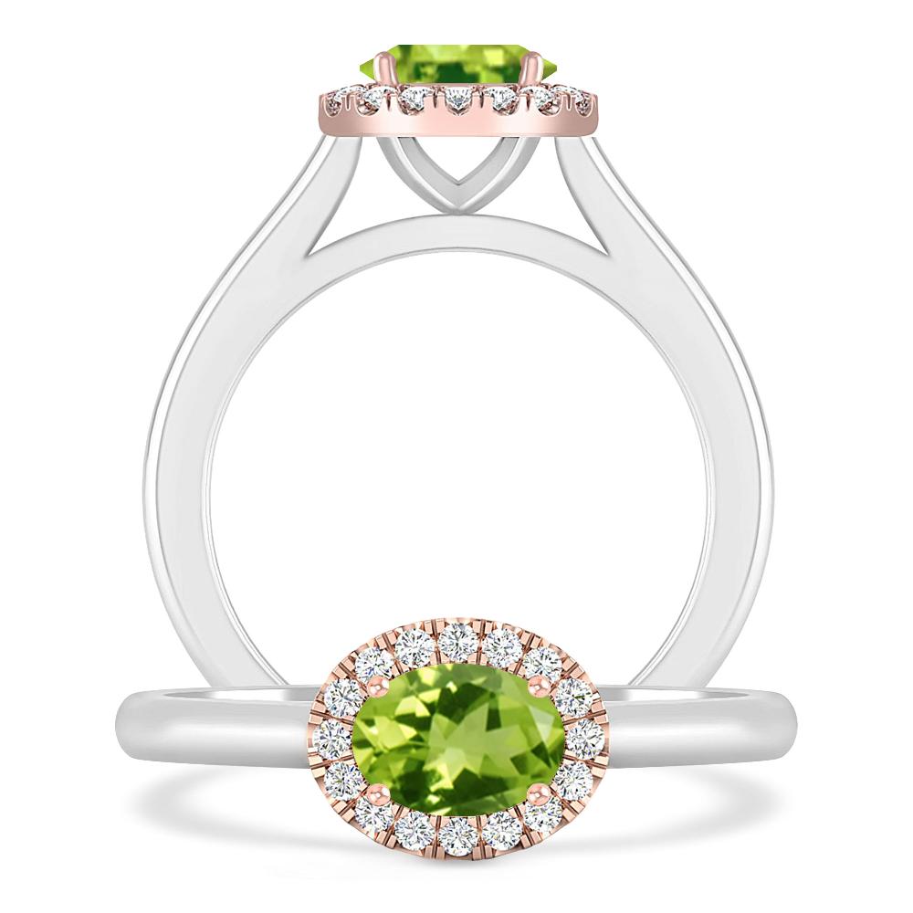 White Gold - Peridot