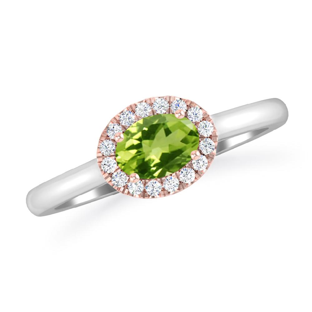 White Gold - Peridot