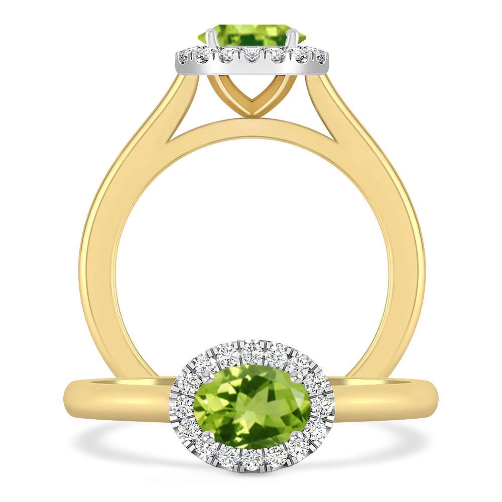 Yellow Gold - Peridot