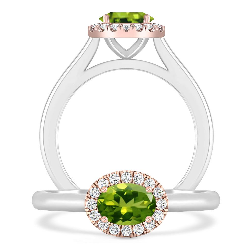 White Gold - Peridot