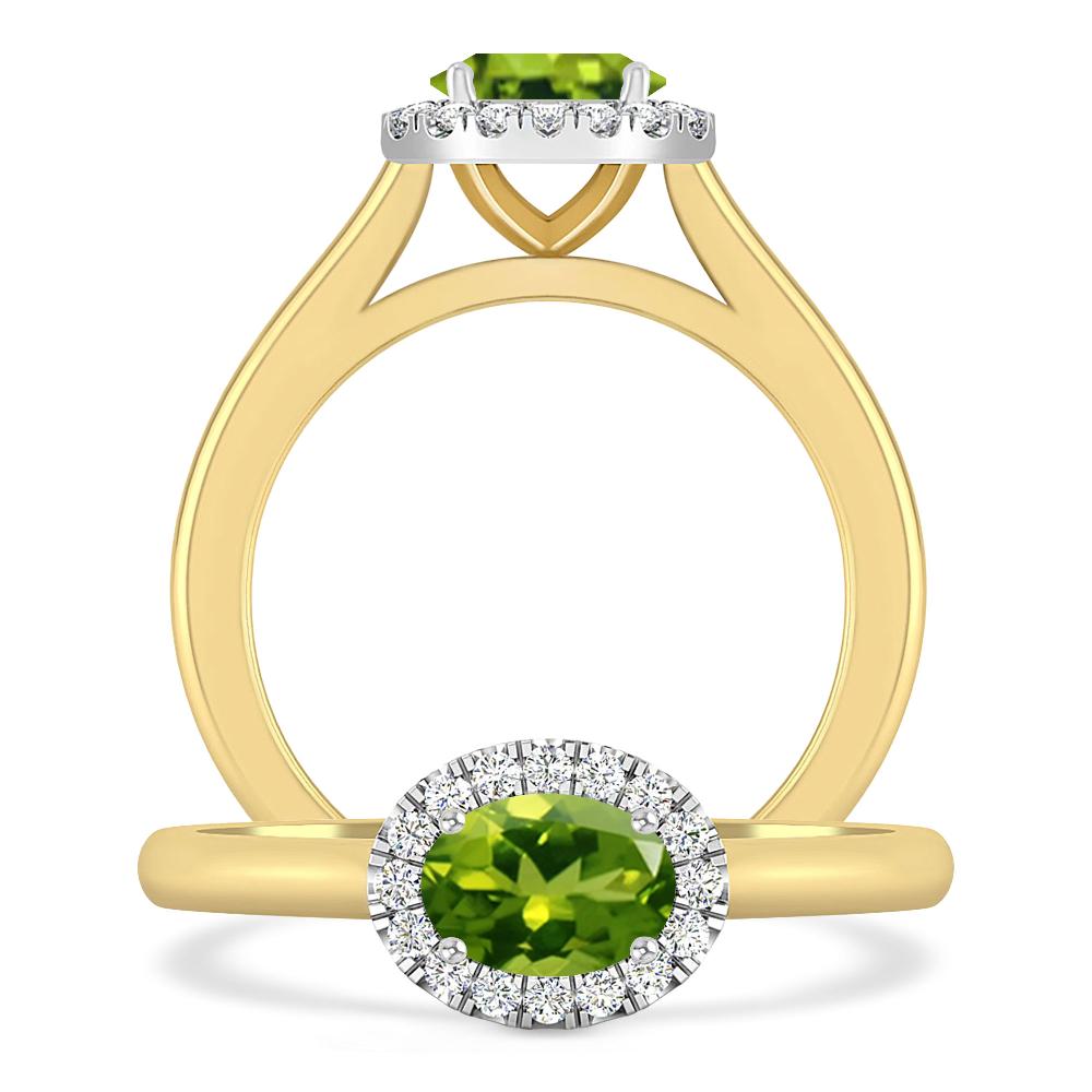 Yellow Gold - Peridot