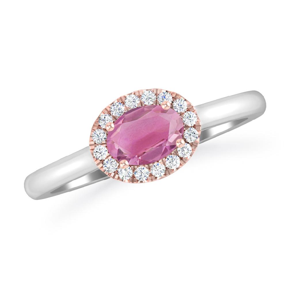 White Gold - Pink Tourmaline