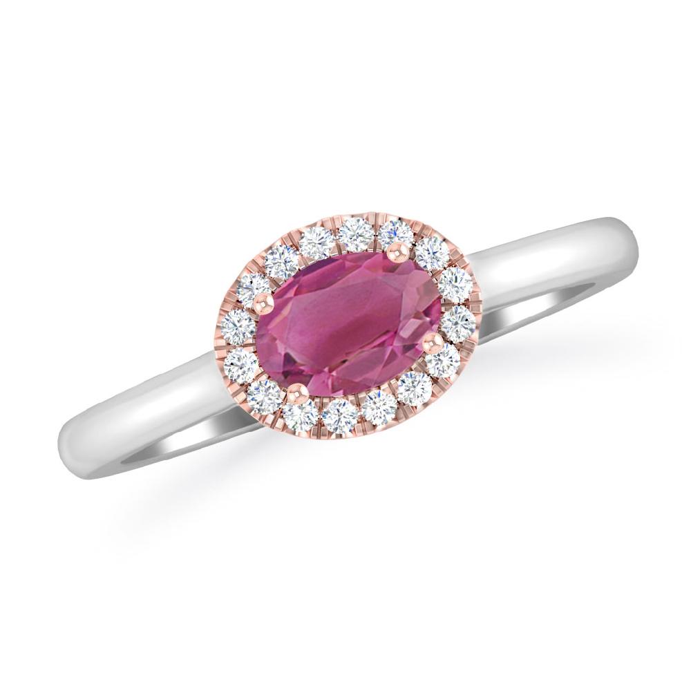 White Gold - Pink Tourmaline