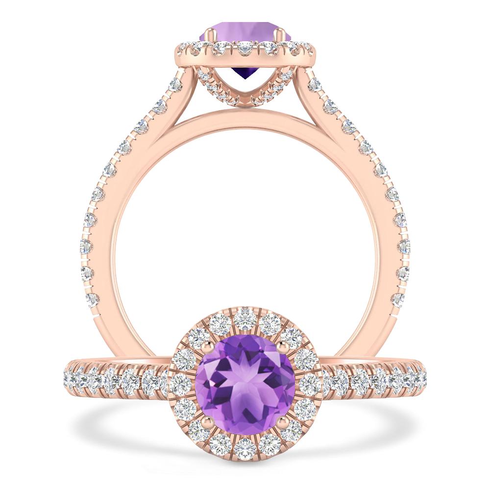 Rose Gold - Amethyst