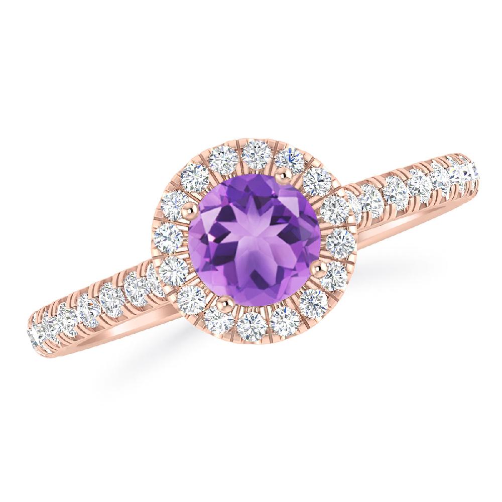 Rose Gold - Amethyst