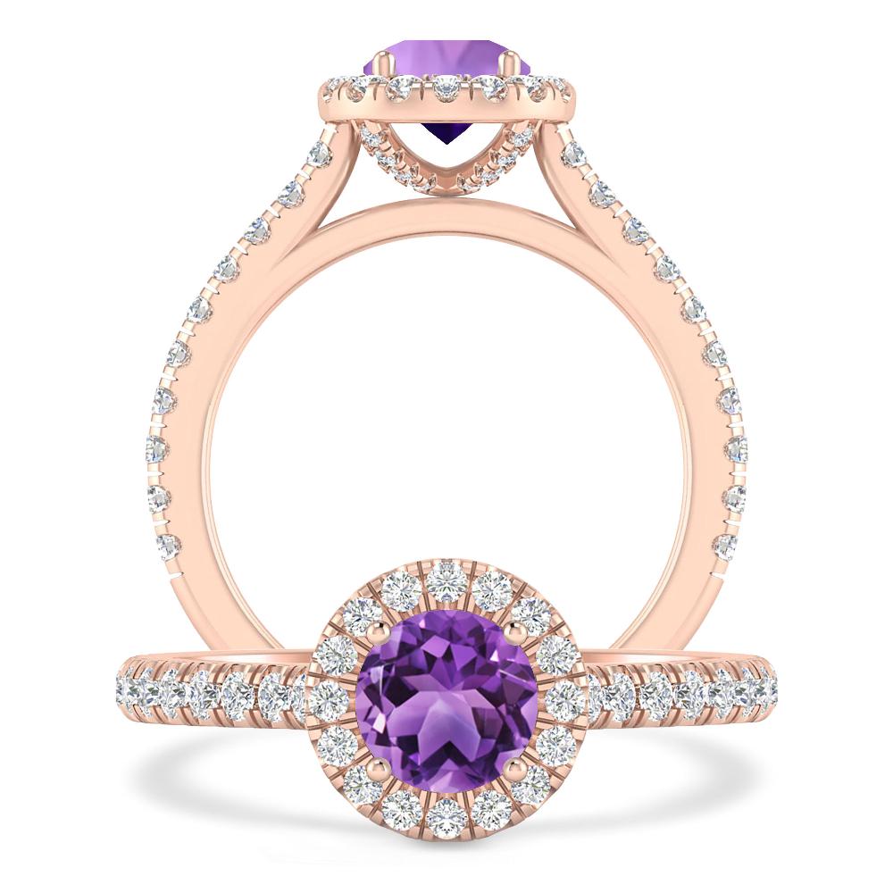 Rose Gold - Amethyst