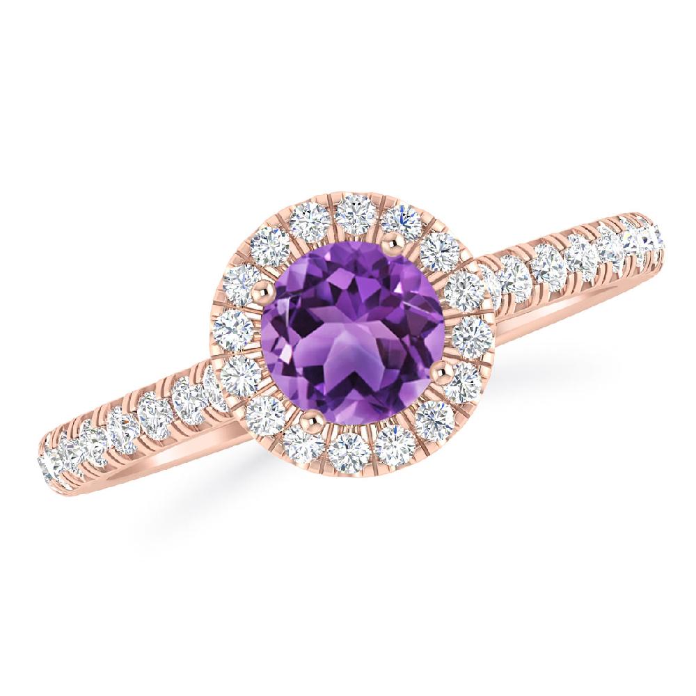 Rose Gold - Amethyst