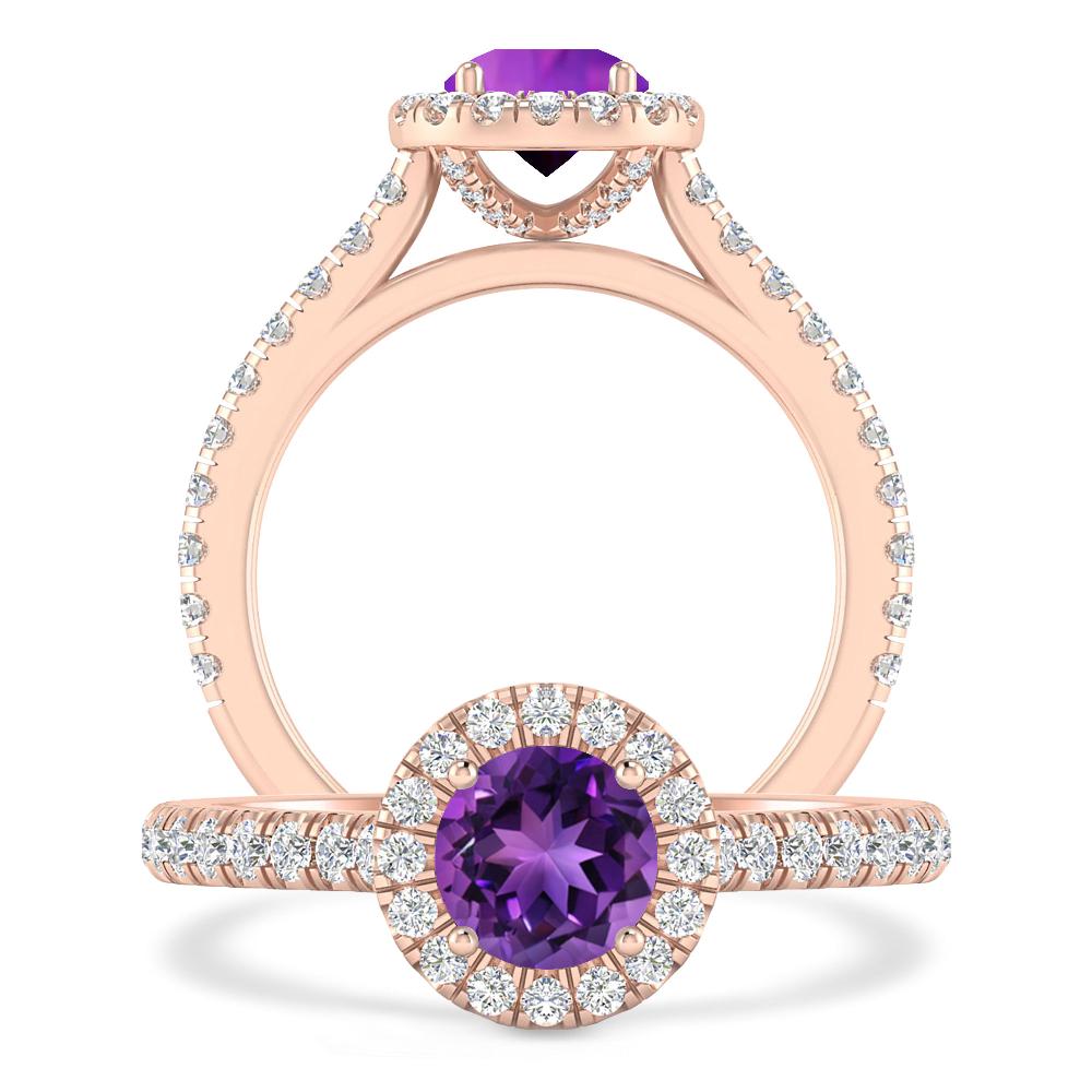 Rose Gold - Amethyst