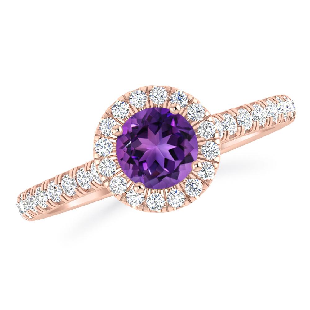 Rose Gold - Amethyst