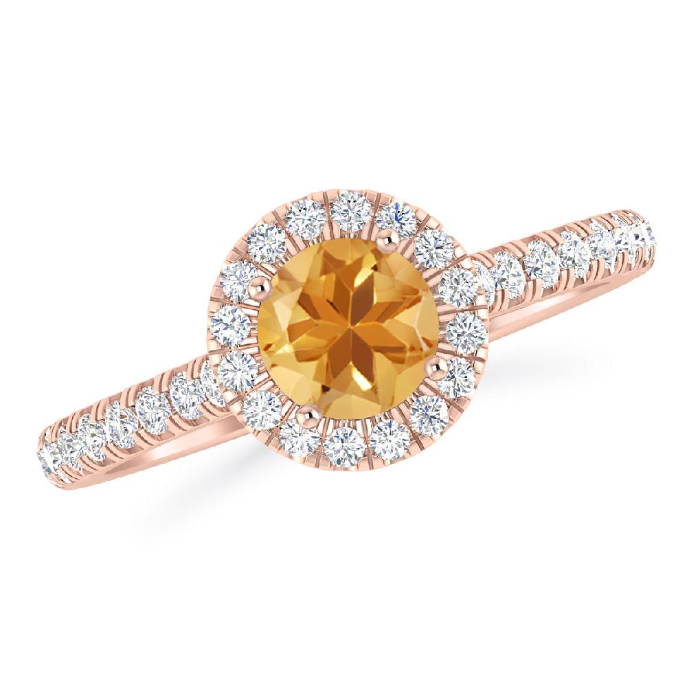 Rose Gold - Citrine