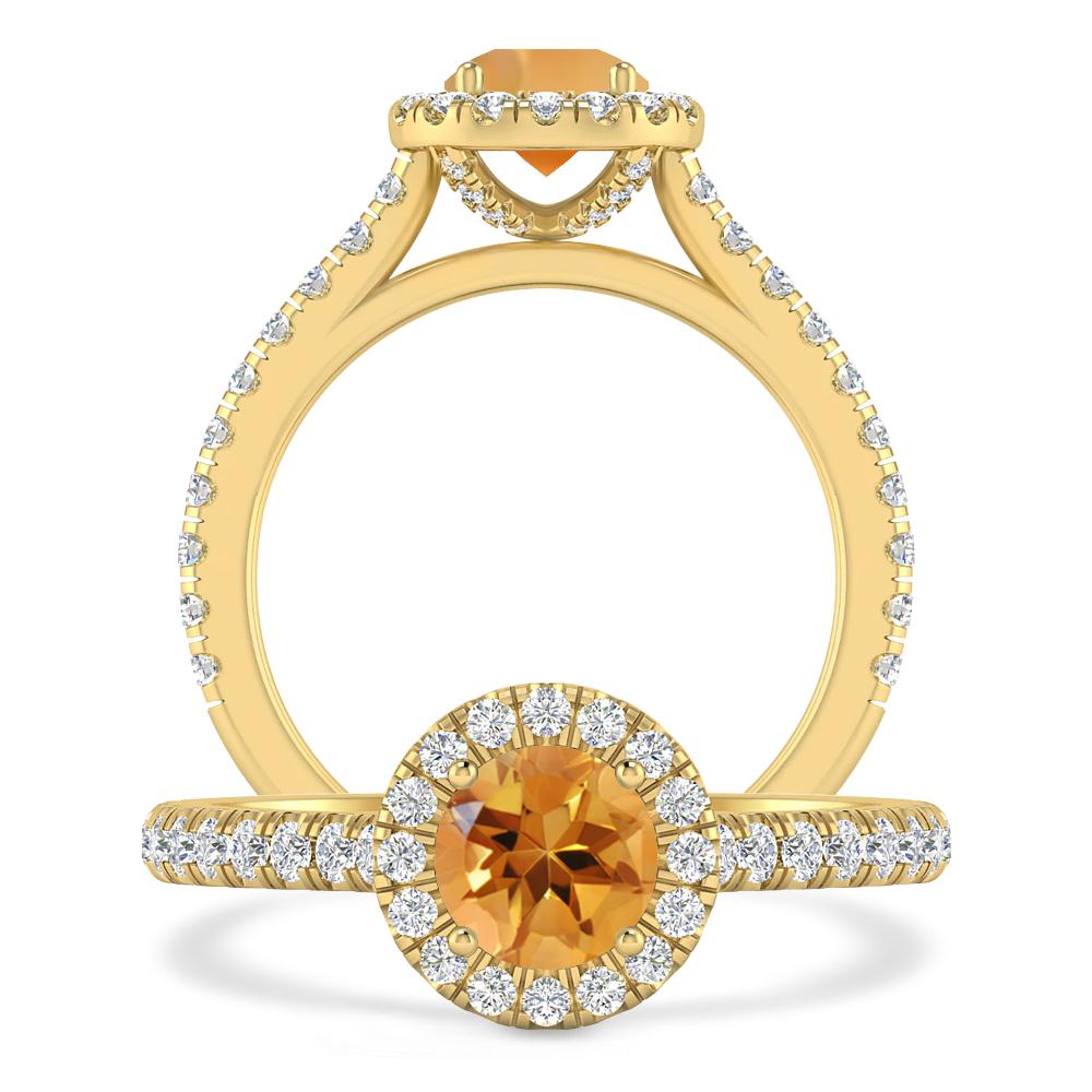 Yellow Gold - Citrine